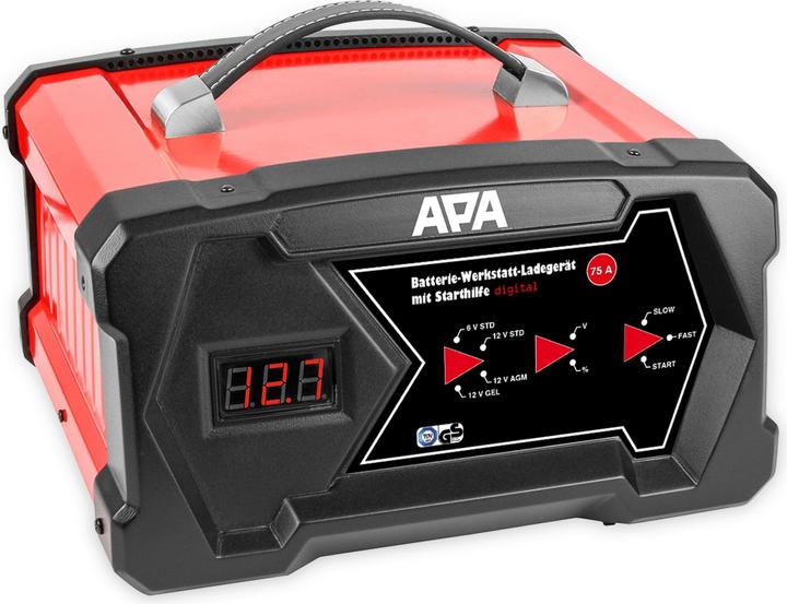 APA Workshop charger digital (12V, 6V, 12 A)
