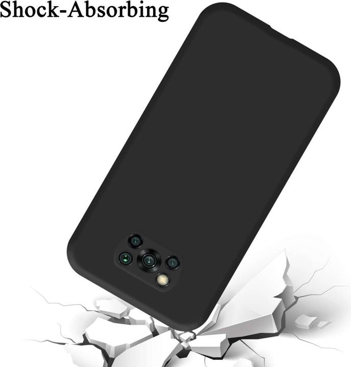 Actual product image Cadorabo Bumper Case for Xiaomi POCO X3 NFC TPU Liquid Silicone Cover for Xiaomi POCO X3 NFC (Xiaomi Poco X3 NFC)