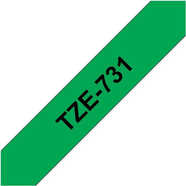 Actual product image Brother Tze-731 (1.20 cm, Green)