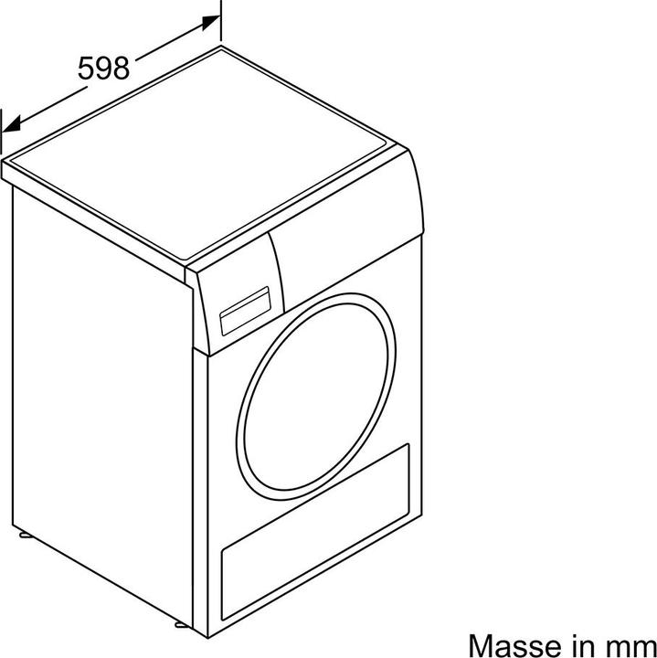 Produktbild Bosch Hausgeräte Trockner WTH85V51CH (8 kg, Rechts, CH-Stecker)