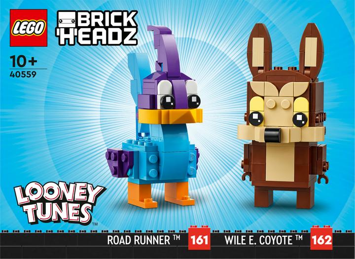 Actual product image LEGO Road Runner & Wile E. Coyote (40559, LEGO Brickheadz)