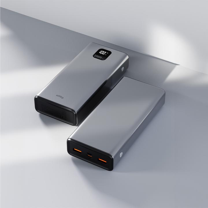 Actual product image Allity power bank APB-100 PD QC 22.5W 20000 mAh gray (20000 mAh, 22.50 W)