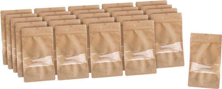 Immagine prodotto Efco Busta stand-up Doypack con finestra, carta kraft, 25 pezzi (Scatola da regalo, 25 x)