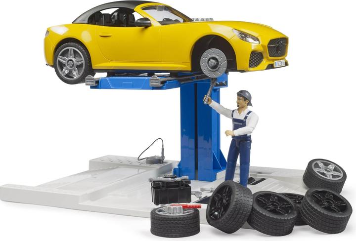 Productafbeelding Bruder PKW Service Center mit Roadster