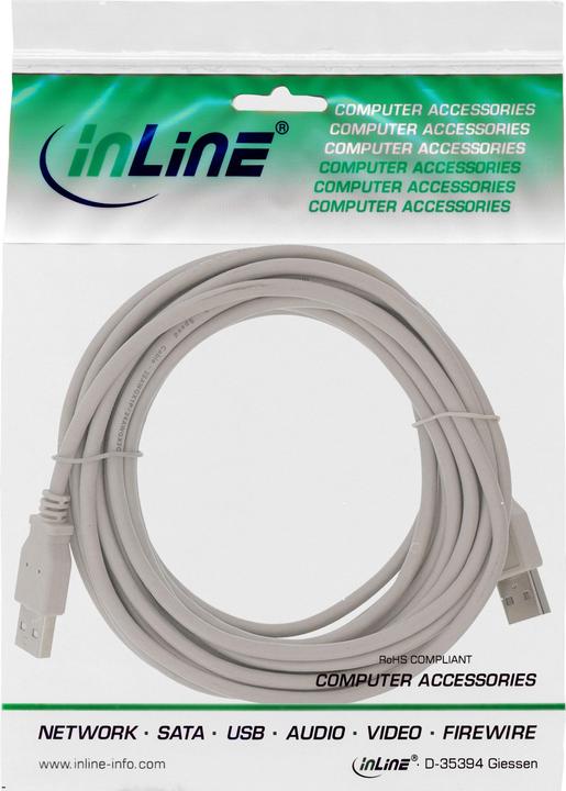 Produktbild InLine USB 2.0 Kabel (3 m, USB 2.0)
