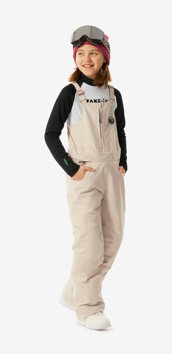Image du produit Wedze Salopette de snowboard enfants piste - 500 blanc (116)
