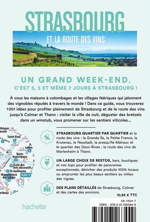 Actual product image Strasbourg et la route des vins (French, Collectif, 2024)