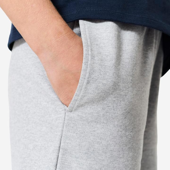 Produktbild Domyos Shorts Kinder Multisport Baumwolle - graumeliert (8, 9, 10)