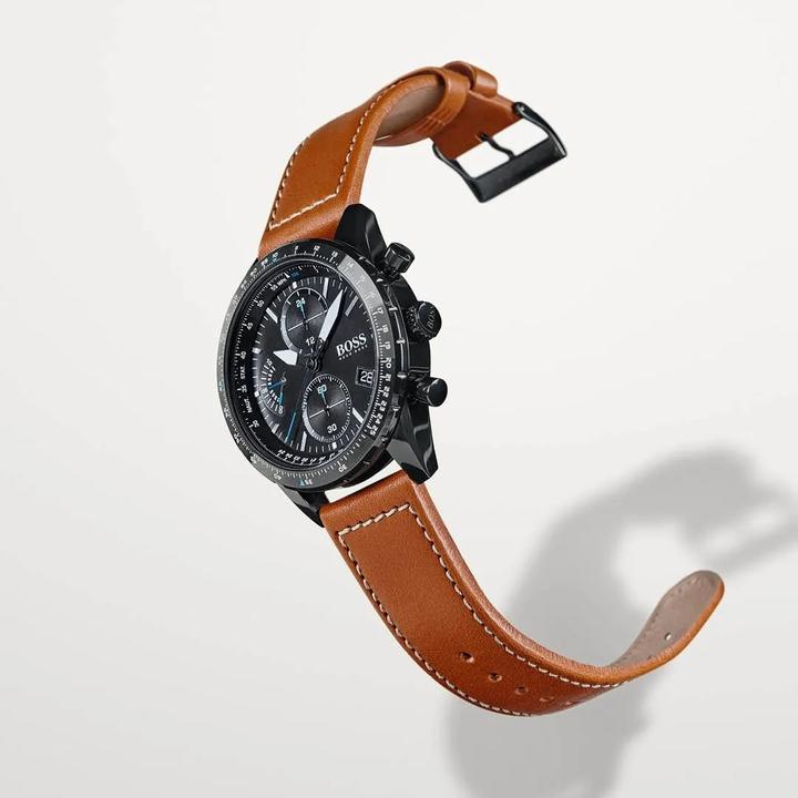 Actual product image BOSS Pilot Chrono (Chronograph, 44 mm)