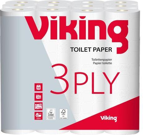 Immagine prodotto Viking Carta igienica Standard 3 veli 24 rotoli (48 x)