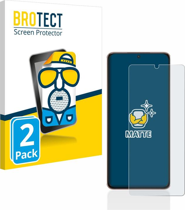 Actual product image BROTECT Anti-glare screen protector matt (2 Piece, Samsung Galaxy S21)