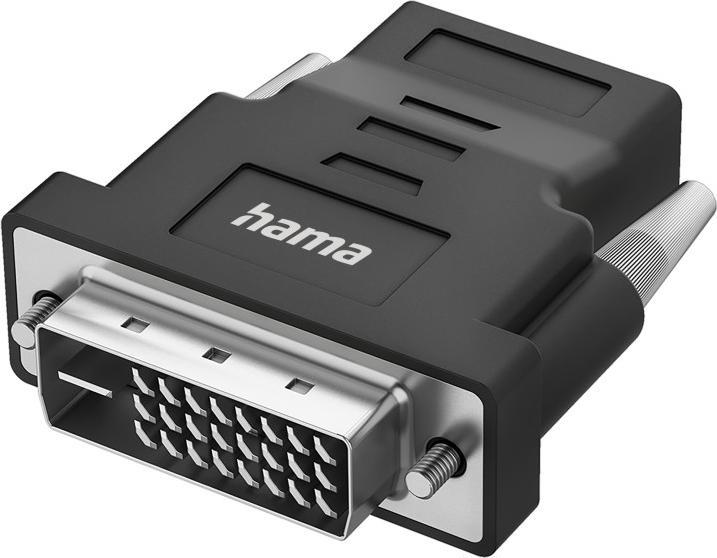 Produktbild Hama Video-Adapter, DVI-Stecker - HDMI™-Buchse, Ultra-HD 4K (DVI, HDMI)