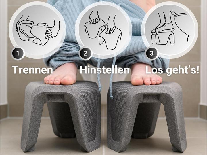 Produktbild Stuul Basalt Toilettenhocker