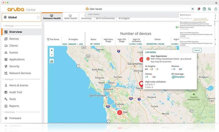 HPE E Aruba Central 62/29xx, Foundation Subscription, 1 year, E-STU (24 Dispositifs, 12 mois)
