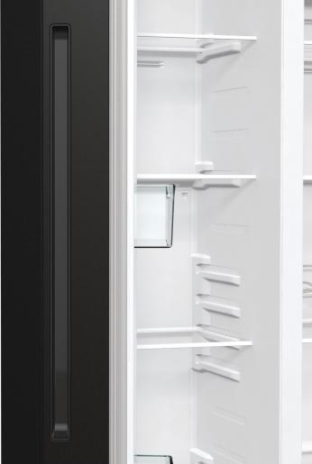 Image du produit Hisense RS711N4AFE - Americaanse Koelkast - Zwart (550 l)