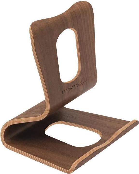 Actual product image Terratec Wood one Tablet stand of genuine wood