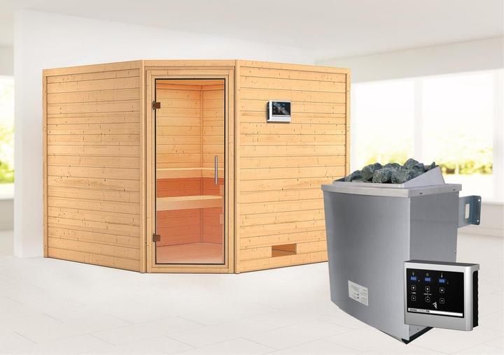 Actual product image Karibu Leona without roof rim (9 KW external control)