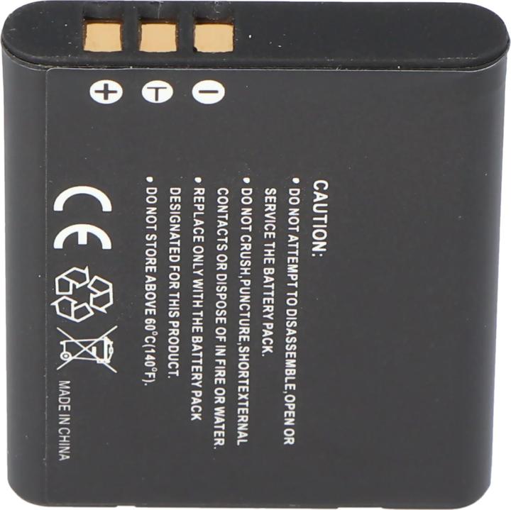 Actual product image AccuCell Battery suitable for Olympus LI-50B battery type D-Li92, DB-100, VW-VBX090, Sony NP-150 (Camera battery)