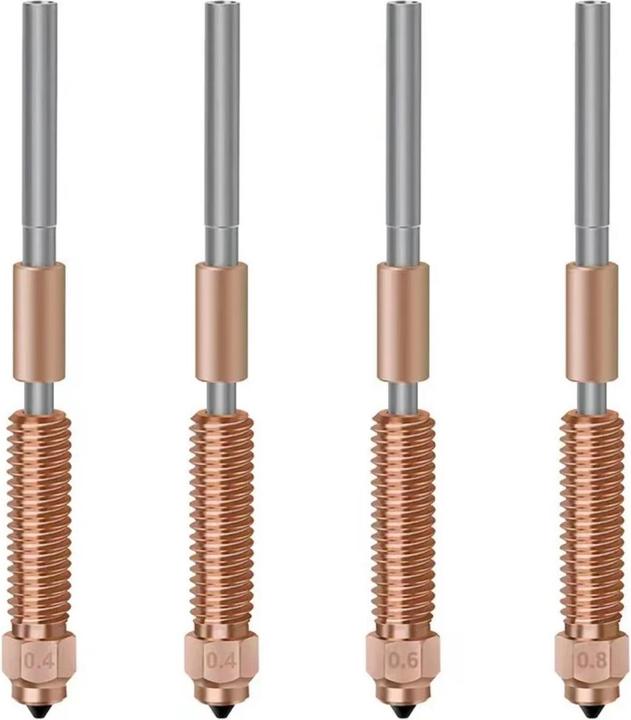 Creality Unicorn Quick Swap Nozzle Kit 4pcs. (Blast pipe, Replacement parts)
