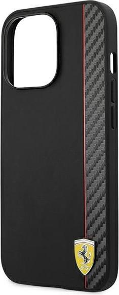 Immagine prodotto Ferrari FESAXHCP13LBK Custodia rigida per iPhone 13 Pro/13 da 6,1" czarny/nero On Track Carbon Stripe (Apple iPhone 13 Pro)
