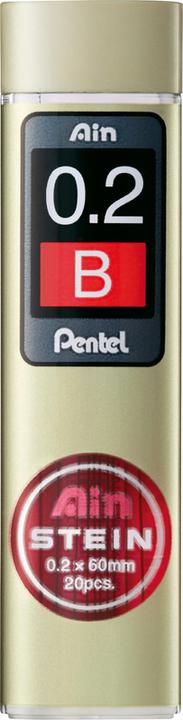 Pentel Ain Stein (Refill, Black, 0.20 mm)