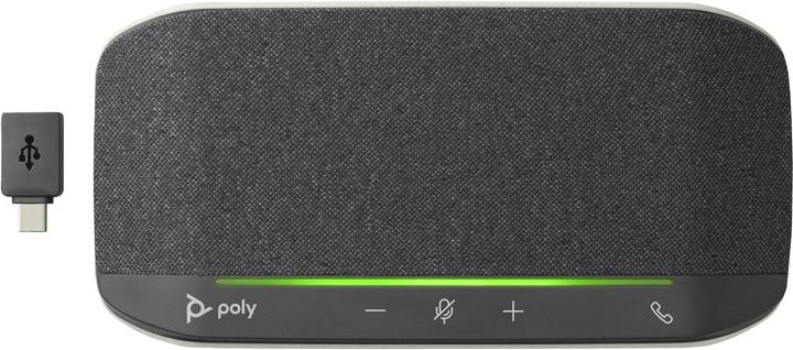 Produktbild Poly HP Sync 10 USB-A USB-C Freisprecheinrichtung, PC, Silber, 0,715 m, IP64, Windows 10, 100 - 7800