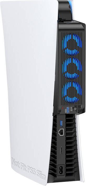 Actual product image Kiwihome Upgrade PS5 Cooling Fan Kiwi Home PX07-2 Black (PS5)