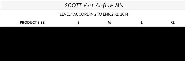 Actual product image Scott Sports Airflow (S, Back protector, Unique specimen)
