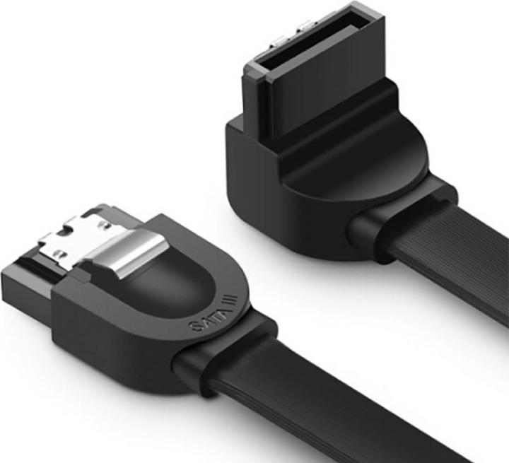 Actual product image Ugreen SATA 3.0 cable angled 90-degree