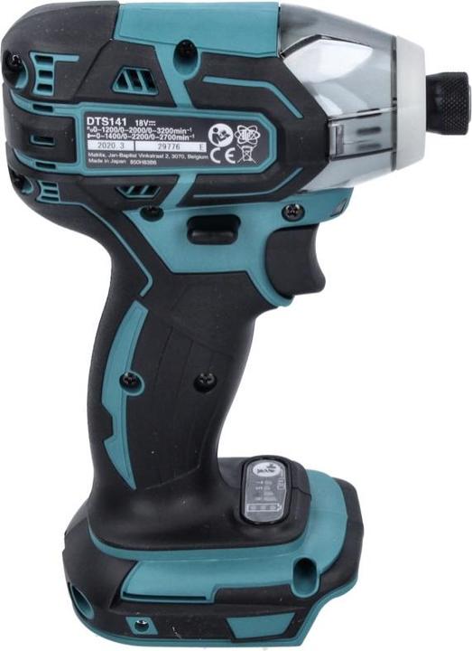 Actual product image Makita DTS 141 T1 Battery impulse wrench 18 V 40 Nm 1/4" Brushless + 1x battery 5.0 Ah - without charger (Rechargeable battery operated)