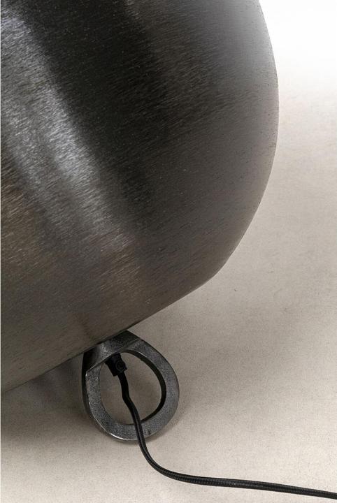 Image du produit Kare Design Lampe de sol Apollon Smooth noire ronde 50 (E27)