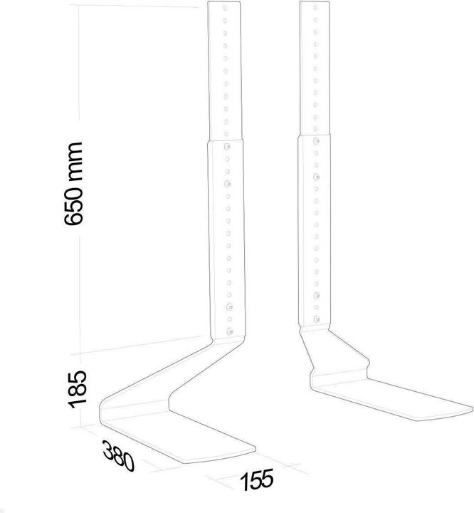 Actual product image Erard Fit-Up XXL (Universal, 85", 50 kg)