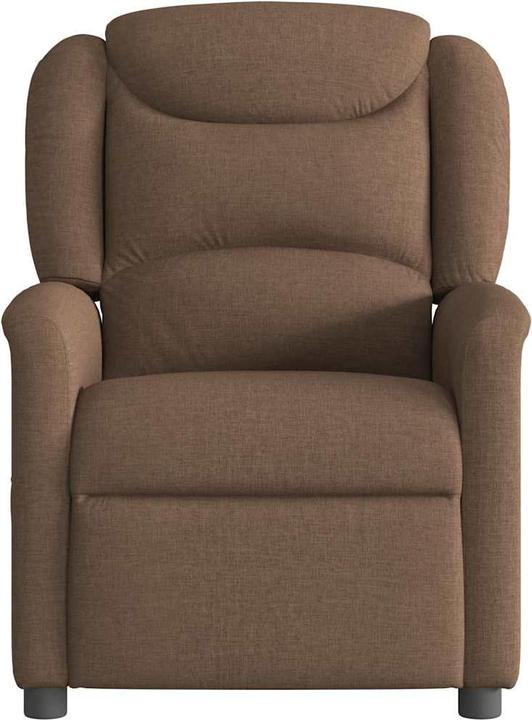 Productafbeelding VidaXL Massagefauteuil Bruine stof Massage TV-fauteuil Fauteuil met massagefunctie