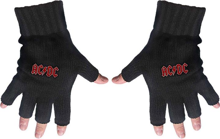 AC/DC Unisex Adult Classic Logo Fingerless Gloves (One Size)
