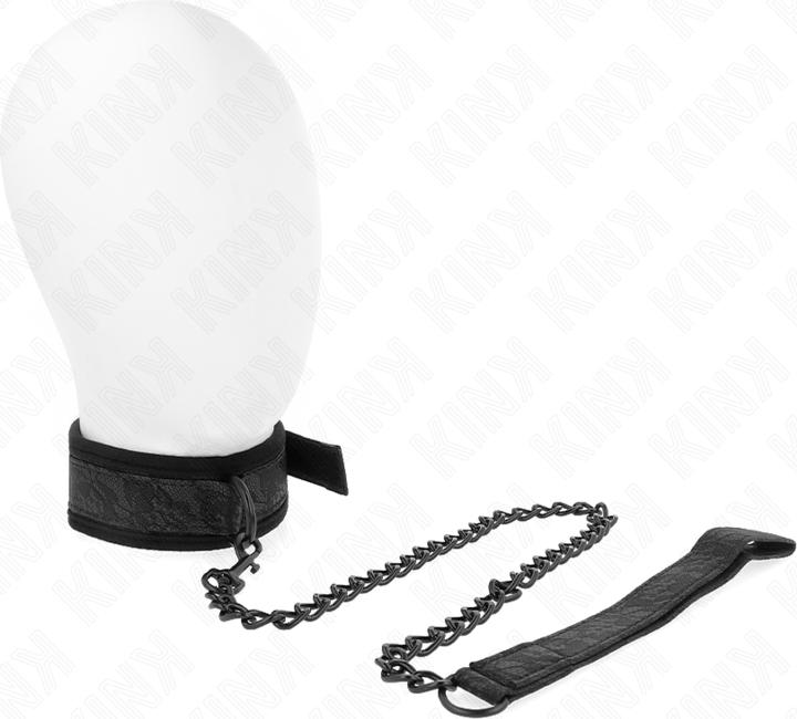 Actual product image Pipedream KINK - BASIC MODEL COLLAR WITH LEASH 77 CM MODEL 5 ADJUSTABLE 34-54 CM X 5 CM