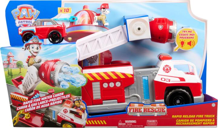 Actual product image Spin Master PAWPatrol-Fire Rescue-Deluxe Feuerwehr Fahrzeug