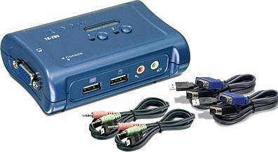 Immagine prodotto Trendnet Kit switch KVM USB a 2 vie TK-209K con audio