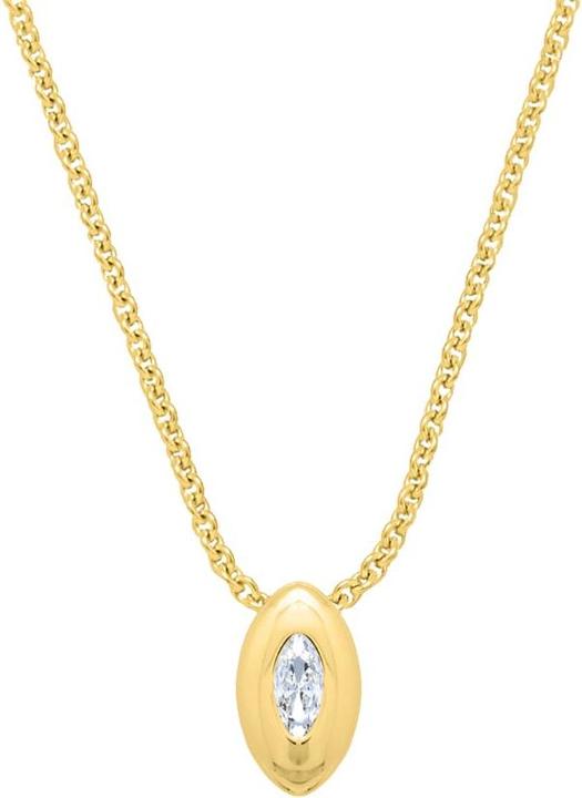 Immagine prodotto Candy Collana Kezia, argento 925, placcata oro (Argento 925, Placcato oro 18k, 42 - 45 cm)