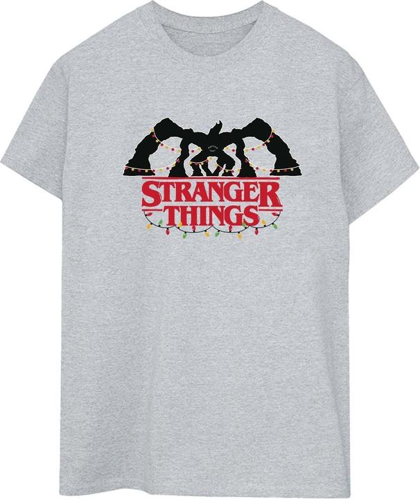 Immagine prodotto Netflix Stranger Things Demogorgon Christmas Lights Maglietta Ampia Donna (L)