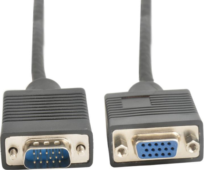 Produktbild Prokord VGA-kabel 2m VGA Han VGA Hun (2 m, VGA)