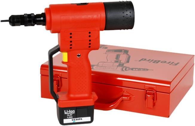 Immagine prodotto Gesipa Fire Bird, incastonatore di dadi per rivetti ciechi con caricatore e custodia