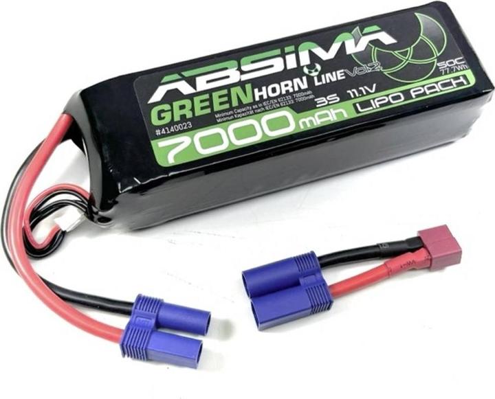 Actual product image Absima Greenhorn Vol.2 LiPo 3S 11,1V-50C 7000 SC (EC5/T-Plug)