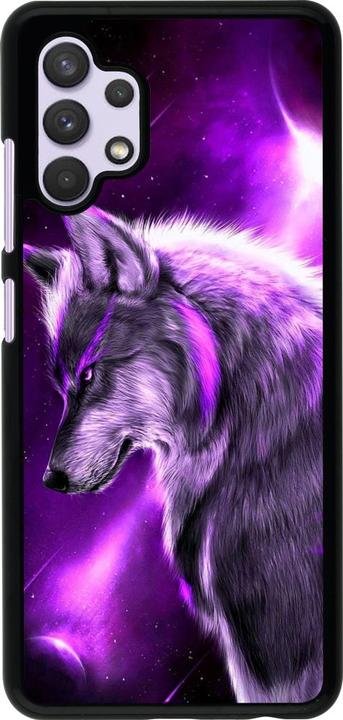 Produktbild PhoneLook Hülle Purple Sky Wolf (Samsung Galaxy A32)