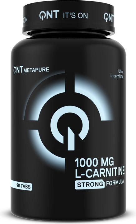 Actual product image QNT Maxi L-Carnitine 1000mg 90tabs (Unflavoured, 1 pcs., 117 g)