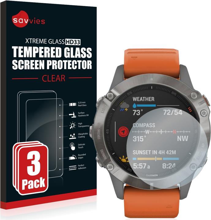 Actual product image Savvies Tempered Glass