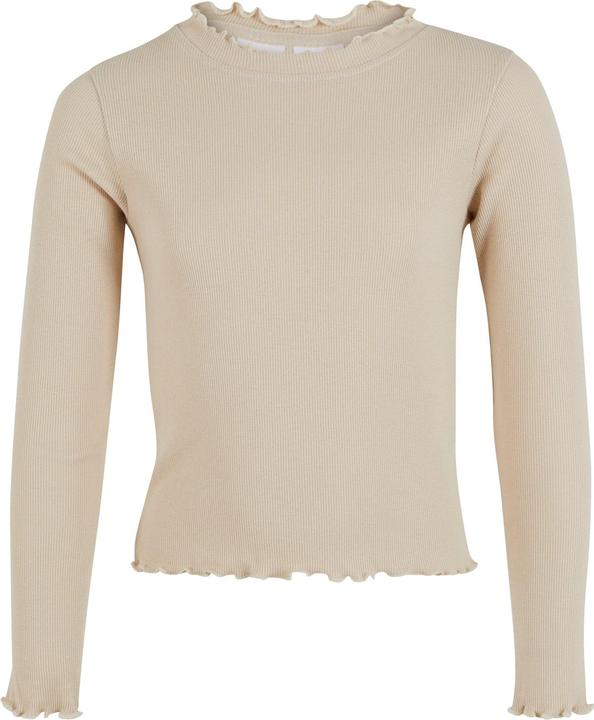 Urban Classics Girls Short Rib Longsleeve - 17204