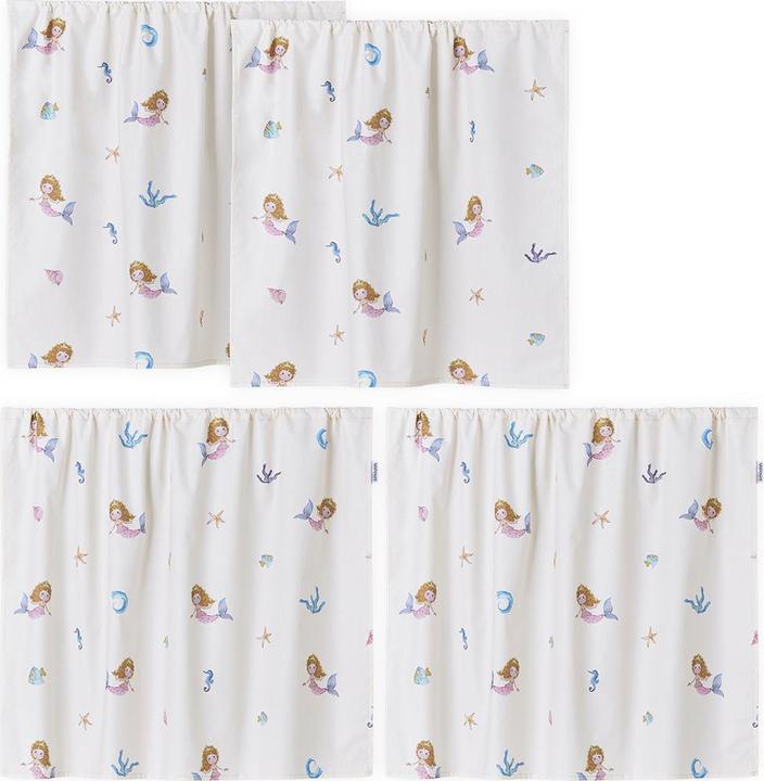 Image du produit Hoppekids La Petite Sirène (Mermaid) Rideau pour lit mi-hauteur 70x160 cm