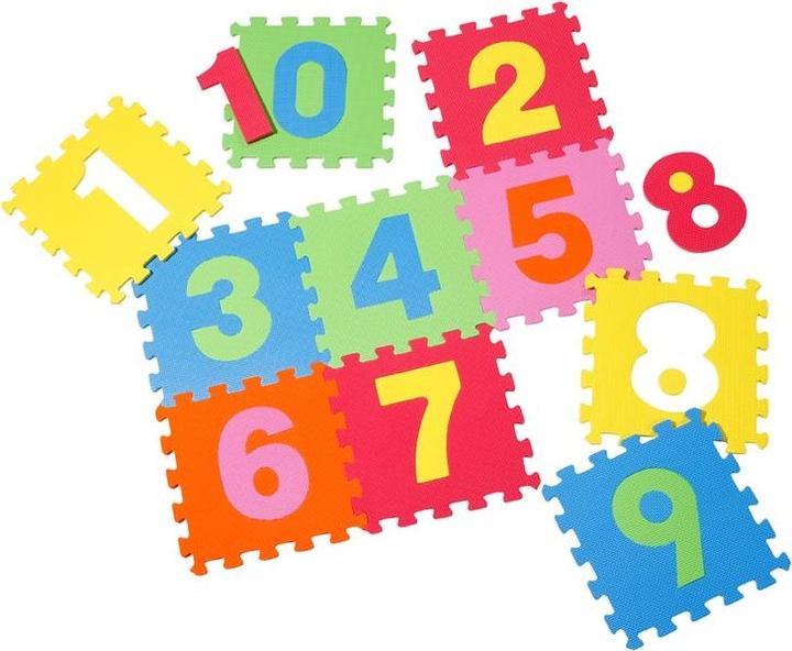 Immagine prodotto Knorrtoys Tappetino per puzzle - "Numeri"/10 pezzi/32 cm (32 x 32 cm)