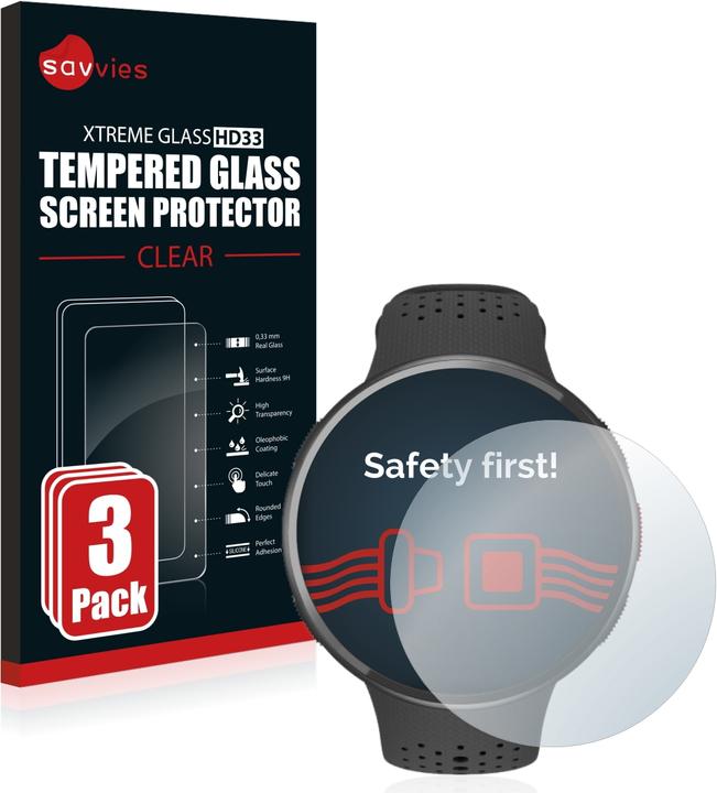 Actual product image Savvies Tempered Glass