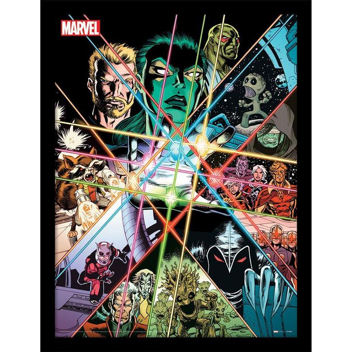 Produktbild Guardians of the Galaxy Gerahmtes Poster Core Figuren (40 x 30 cm)